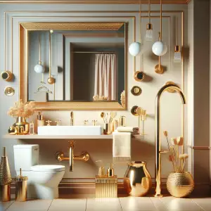 Zlaté Doplňky Do Koupelny