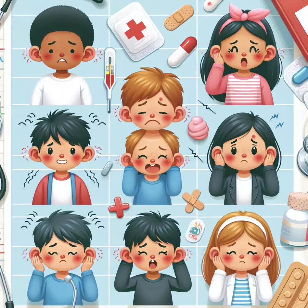 vyrážka za ušima u dětí