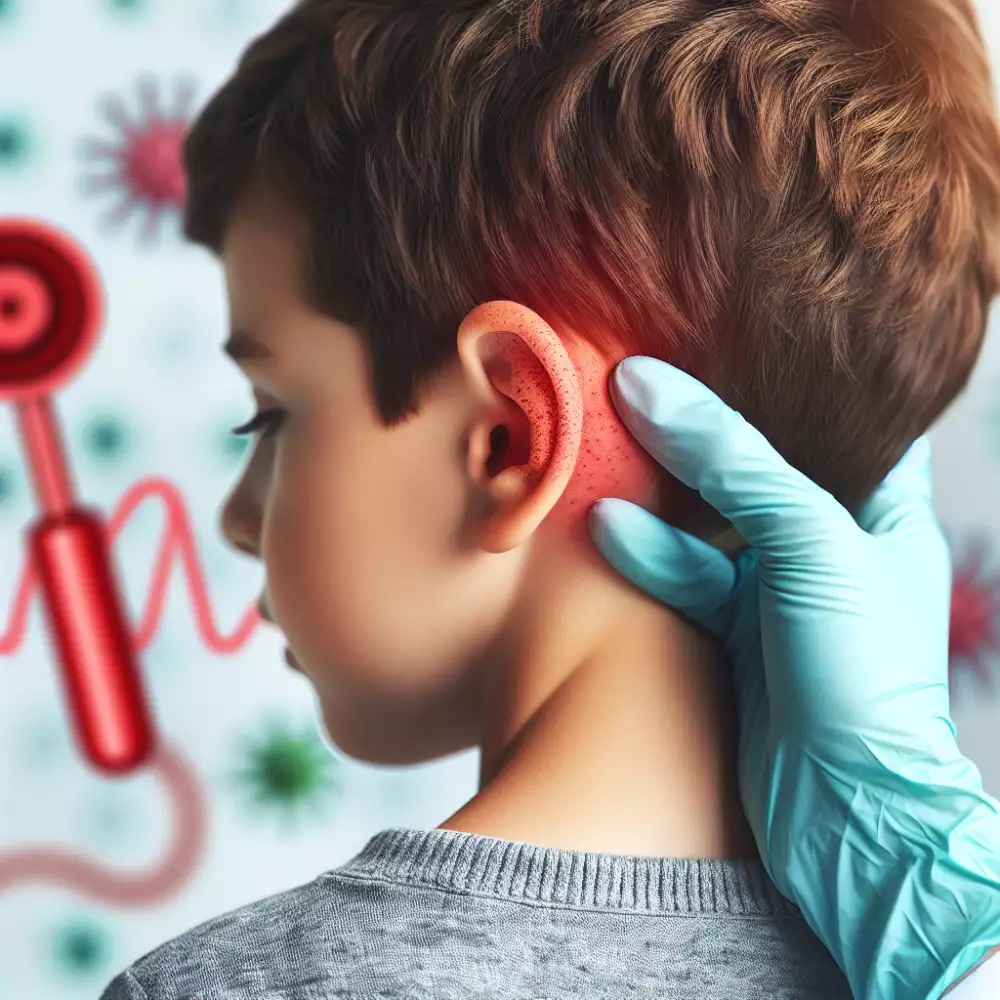 Vyrážka Za Ušima U Dětí